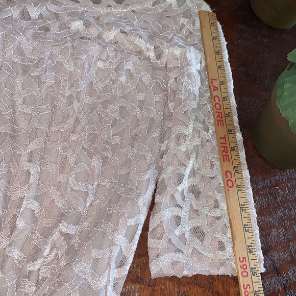 Lined Lace 3/4 Sleeve Flare Dress - Picture 3 of 9